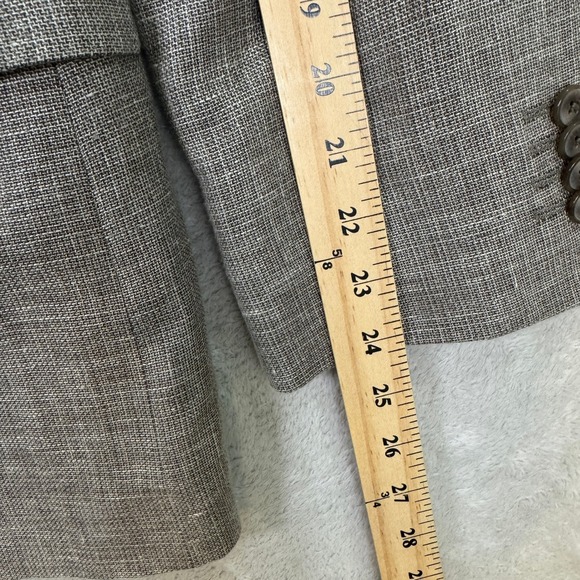 Joseph Abboud Heritage Blazer Mens 44R Wool Linen GUABELLO Sport Coat Jacket EUC - Picture 9 of 12